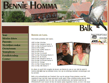 Tablet Screenshot of benniehomma.nl